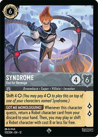 Syndrome (Out for Revenge) - 172/204 - Super Rare
