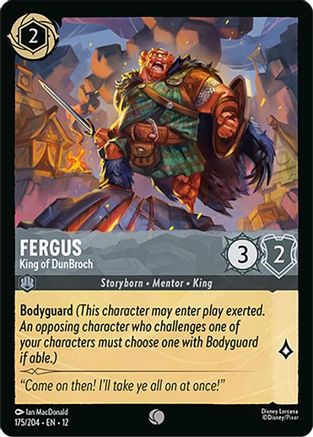 Fergus (King of DunBroch) - 175/204 - Common (Foil)