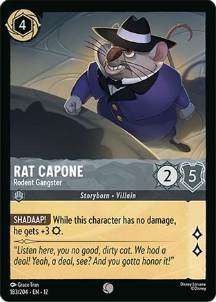 Rat Capone (Rodent Gangster) - 183/204 - Common