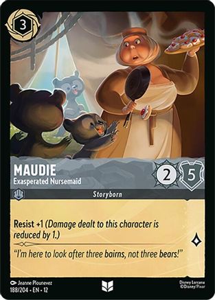 Maudie (Exasperated Nursemaid) - 188/204 - Uncommon (Foil)