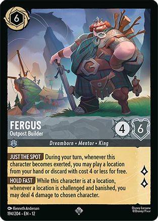 Fergus (Outpost Builder) - 194/204 - Super Rare (Foil)