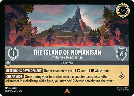 The Island of Nomanisan (Syndrome's Headquarters) - 204/204 - Rare