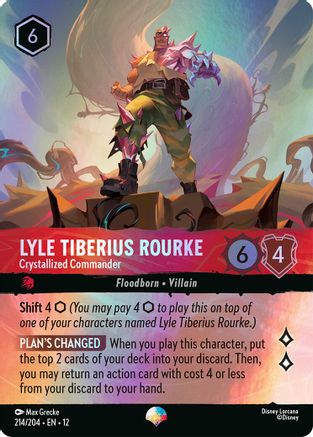 Lyle Tiberius Rourke (Crystallized Commander) - 214/204 - Epic