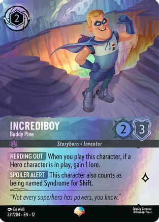 Incrediboy (Buddy Pine) - 221/204 - Epic