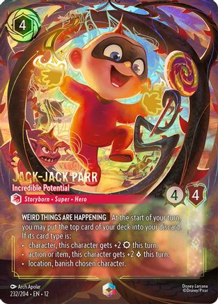 Jack-Jack Parr (Incredible Potential) - 232/204 - Enchanted
