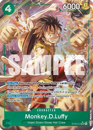Monkey.D.Luffy (Parallel) (ST30-012) - Starter Deck EX: Luffy & Ace Foil  (Pre-Order)