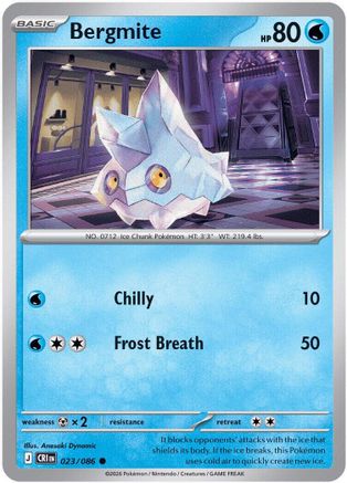 Bergmite 023 - Common Reverse Holo