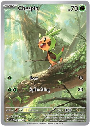 Chespin 087/086 - Holofoil - Illustration Rare