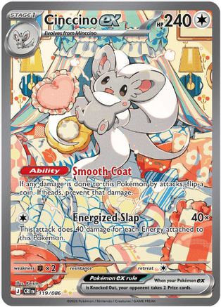 Cinccino ex 119/086 - Special Illustration Rare