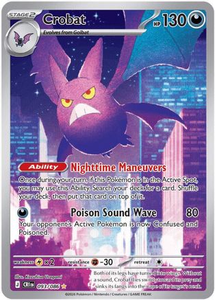 Crobat 093/086 - Holofoil - Illustration Rare