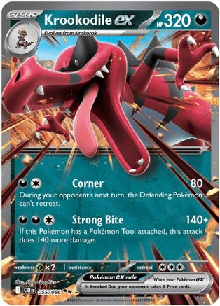 Krookodile ex 055 - Double Rare