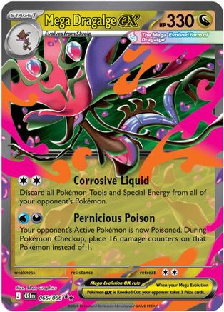 Mega Dragalge ex 065/086 - Holofoil - Double Rare