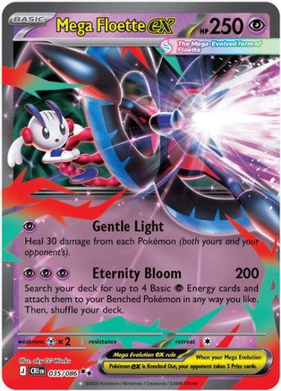 Mega Floette ex 035/086 - Holofoil - Double Rare