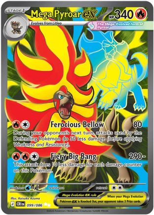 Mega Pyroar ex 099/086 - Holofoil - Ultra Rare