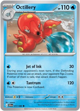 Octillery 017 - Common