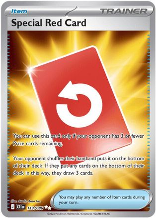 Special Red Card 113/086 - Holofoil - Ultra Rare