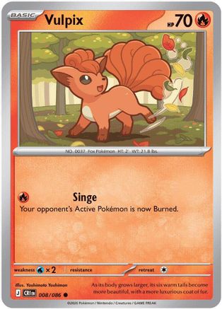 Vulpix - 008/086 - Common