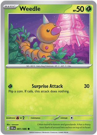 Weedle 001 - Common