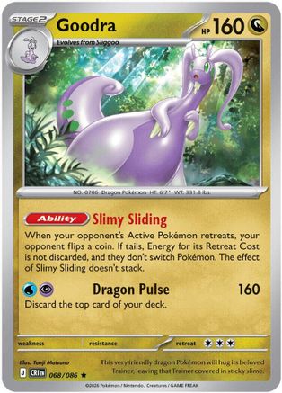 Goodra (Non-Holo) - 68/86 - Uncommon
