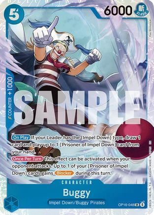 Buggy (048) - (OP16-048) - Super Rare