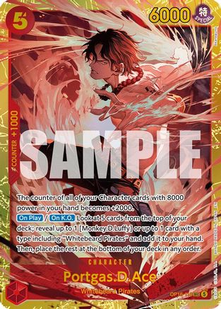 Portgas.D.Ace (118) (OP16-118) - The Time of Battle Foil  (Pre-Order)