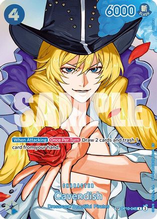 Cavendish (SP) (OP10-045) - The Time of Battle Foil  (Pre-Order)