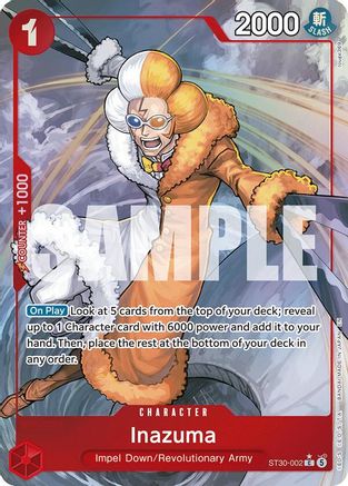 Inazuma (Full Art) (ST30-002) - Starter Deck EX: Luffy & Ace Foil  (Pre-Order)