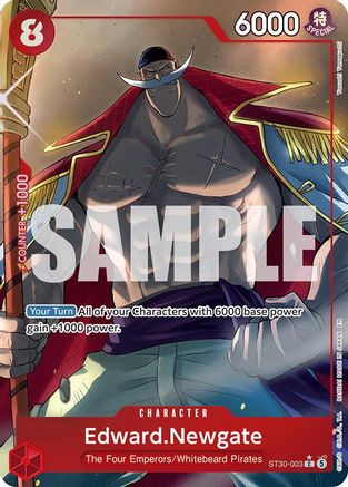 Edward.Newgate (Full Art) (ST30-003) - Starter Deck EX: Luffy & Ace Foil  (Pre-Order)