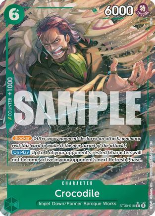 Crocodile (Full Art) (ST30-010) - Starter Deck EX: Luffy & Ace Foil  (Pre-Order)