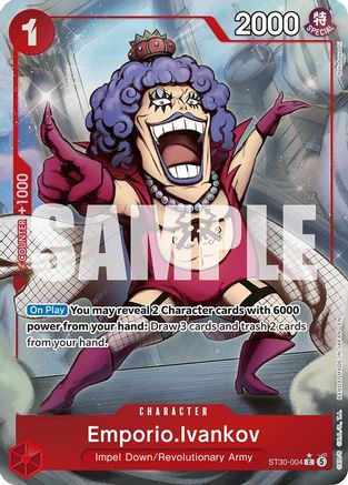 Emporio.Ivankov (Full Art) (ST30-004) - Starter Deck EX: Luffy & Ace Foil  (Pre-Order)