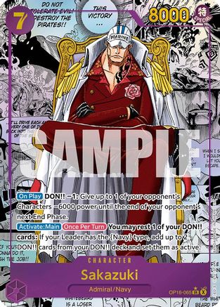 Sakazuki (Manga) - (OP16-065) - Super Rare