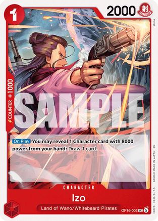 Izo (OP16-002) - The Time of Battle   (Pre-Order)