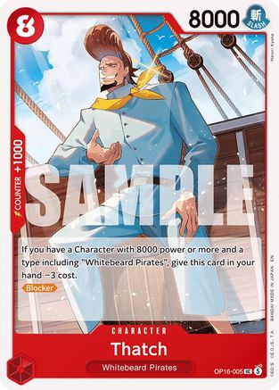 Thatch (OP16-005) - The Time of Battle   (Pre-Order)
