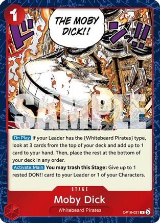 Moby Dick (OP16-021) - The Time of Battle Foil  (Pre-Order)