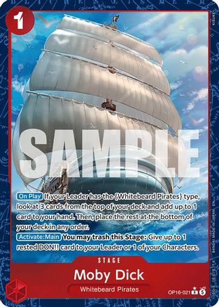 Moby Dick (Alternate Art) (OP16-021) - The Time of Battle Foil  (Pre-Order)