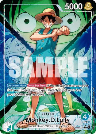 Monkey.D.Luffy (022) (Alternate Art) (OP16-022) - The Time of Battle Foil  (Pre-Order)