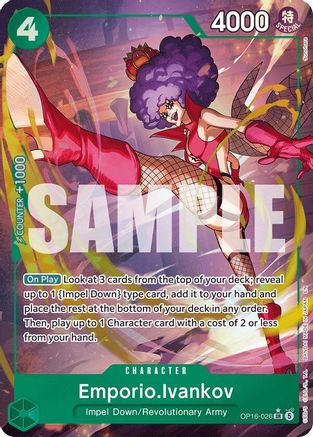 Emporio.Ivankov (026) (Alternate Art) - (OP16-026) - Super Rare