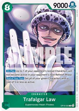 Trafalgar Law (030) (OP16-030) - The Time of Battle   (Pre-Order)