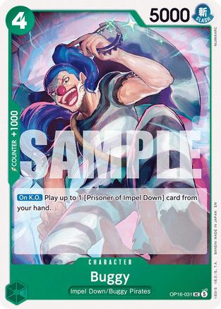 Buggy (031) (OP16-031) - The Time of Battle   (Pre-Order)