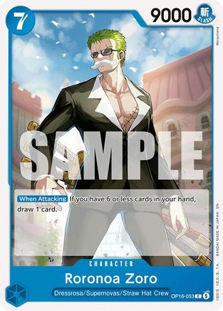 Roronoa Zoro (053) (OP16-053) - The Time of Battle   (Pre-Order)