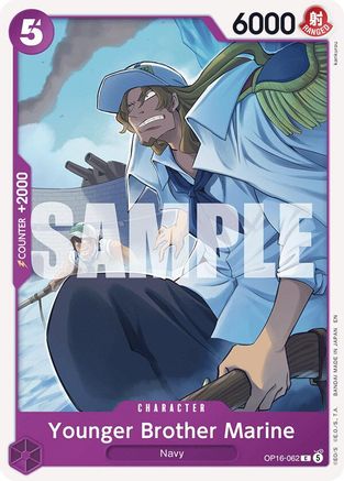 Younger Brother Marine (OP16-062) - The Time of Battle   (Pre-Order)