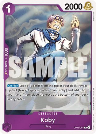 Koby (OP16-064) - The Time of Battle Foil  (Pre-Order)