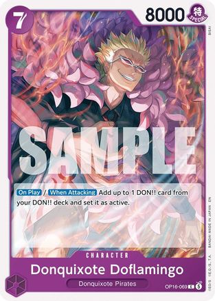 Donquixote Doflamingo (069) (OP16-069) - The Time of Battle   (Pre-Order)