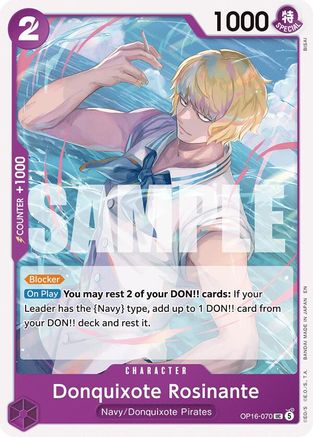 Donquixote Rosinante (OP16-070) - The Time of Battle   (Pre-Order)