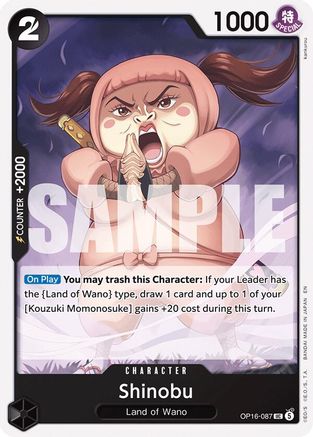 Shinobu (OP16-087) - The Time of Battle   (Pre-Order)