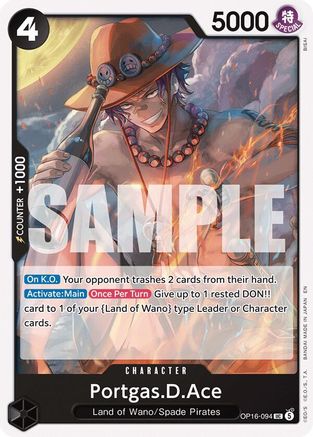 Portgas.D.Ace (094) (OP16-094) - The Time of Battle   (Pre-Order)