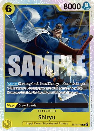 Shiryu - (OP16-108) - Super Rare