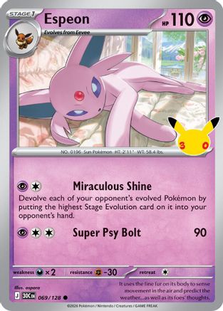 Espeon - 069/128 - Common