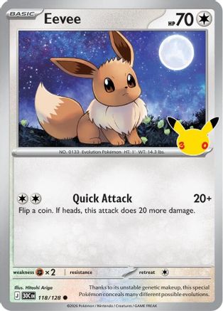 Eevee - 118/128 - Common