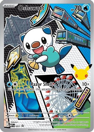 Oshawott MEP051  - HolofoilPromo